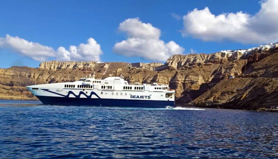 Santorini Island: Guided Tour From the Port Rethymno Crete - Itinerary Details
