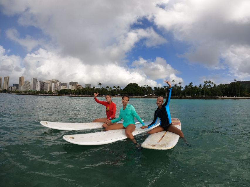 Surfing Lesson in Waikiki, 3 or More Students, 13YO or Older - Language Options and Pickup Details