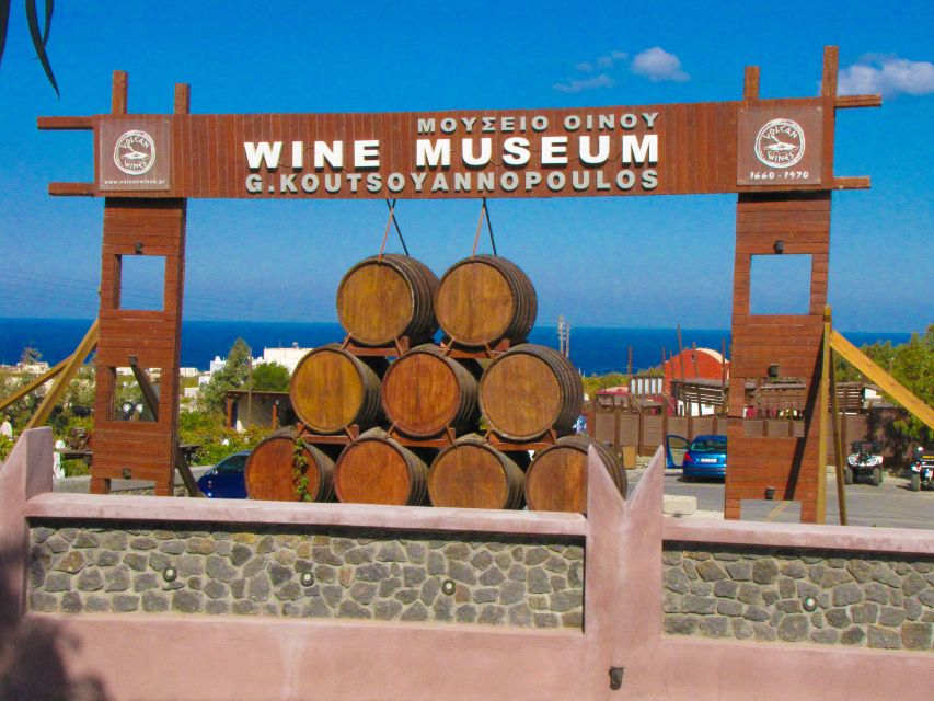 Vothonas: Wine Museum Ticket With Tastings and Audio Guide - Experience Description