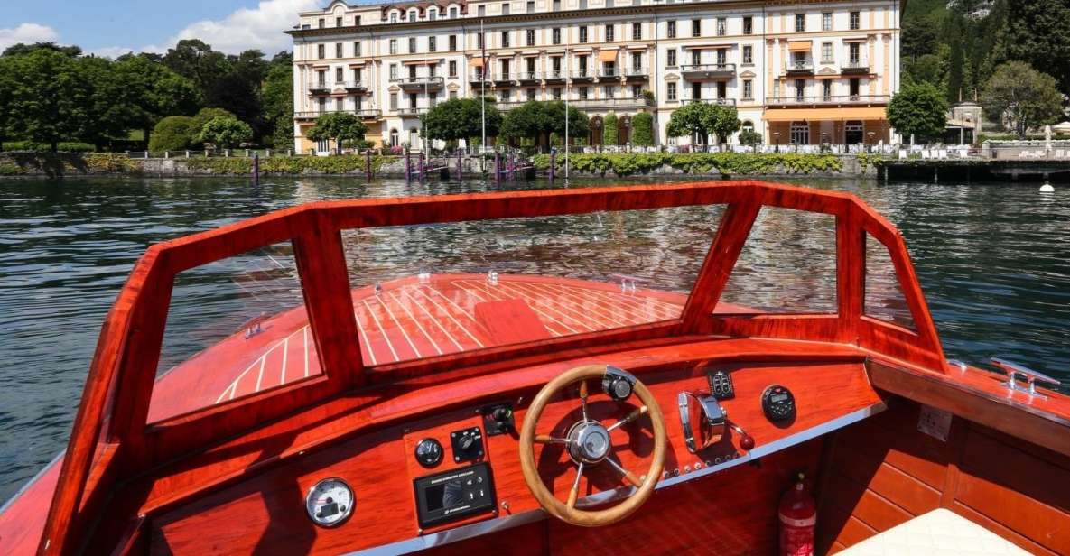 2H Private Tour on Wooden Boat on Lake Como Orrido Di Nesso - Tour Details