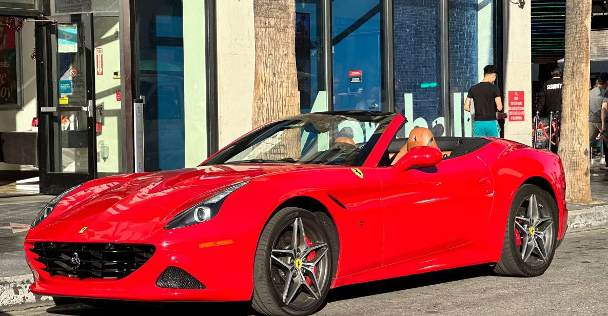 20 Min Ferrari Driving Tour in Hollywood - Not Included