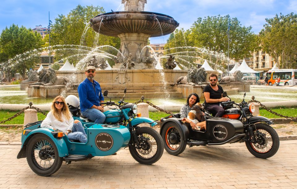 Aix-en-Provence: Wine or Beer Tour in Motorcycle Sidecar - Tour Highlights