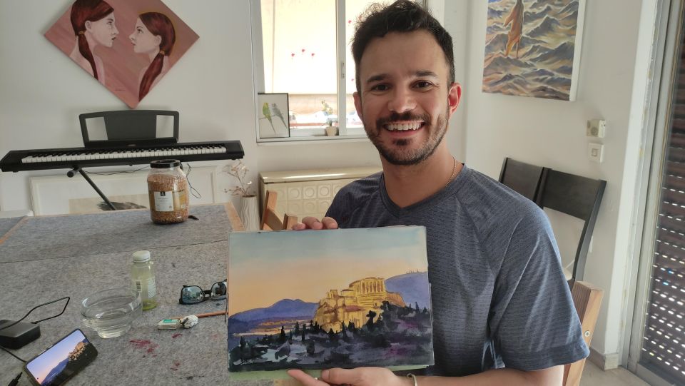 Athens: Watercolor Painting Workshop With Acropolis - Pricing Information
