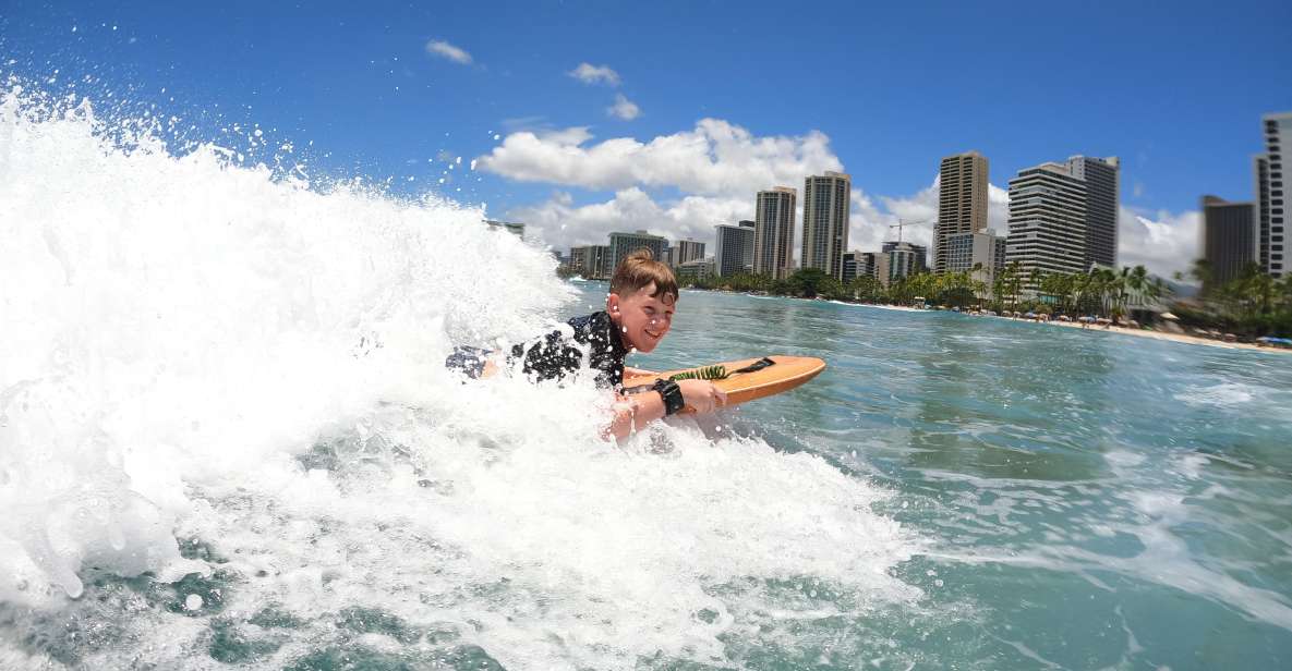 Bodyboard Lesson in Waikiki, Two Students to One Instructor - Inclusions