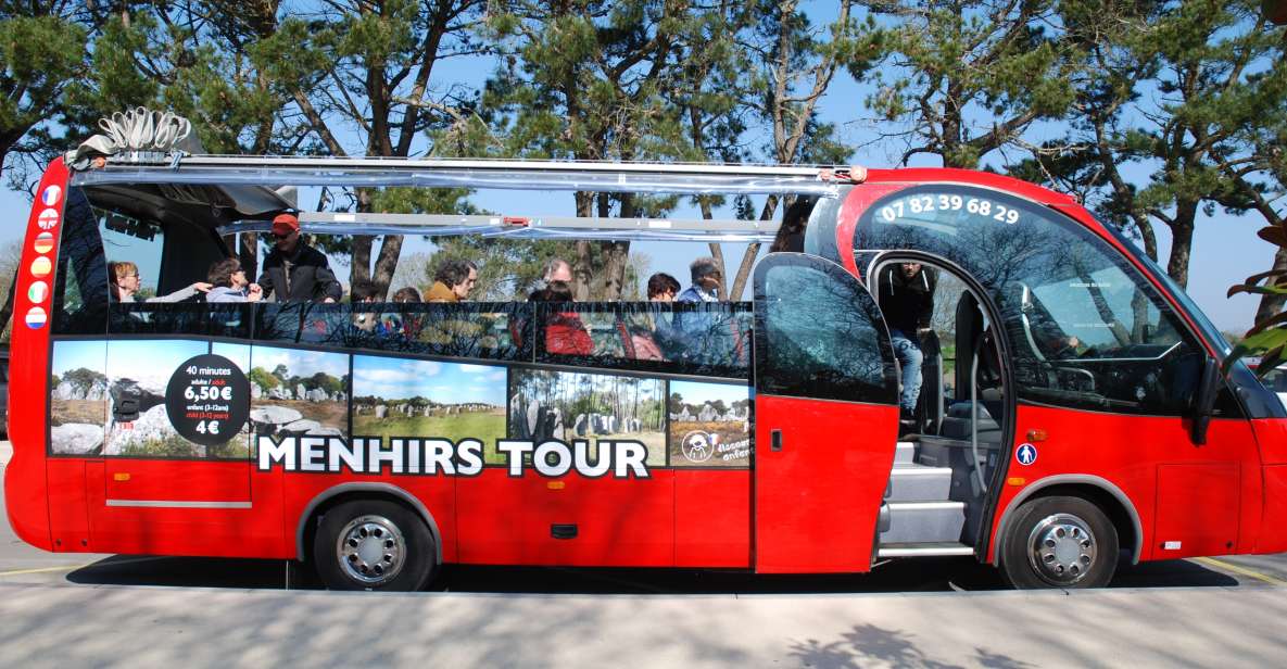 Carnac: Carnac Stones 40-Minute Audio-Guided Bus Tour - Meeting Point and Cancellation