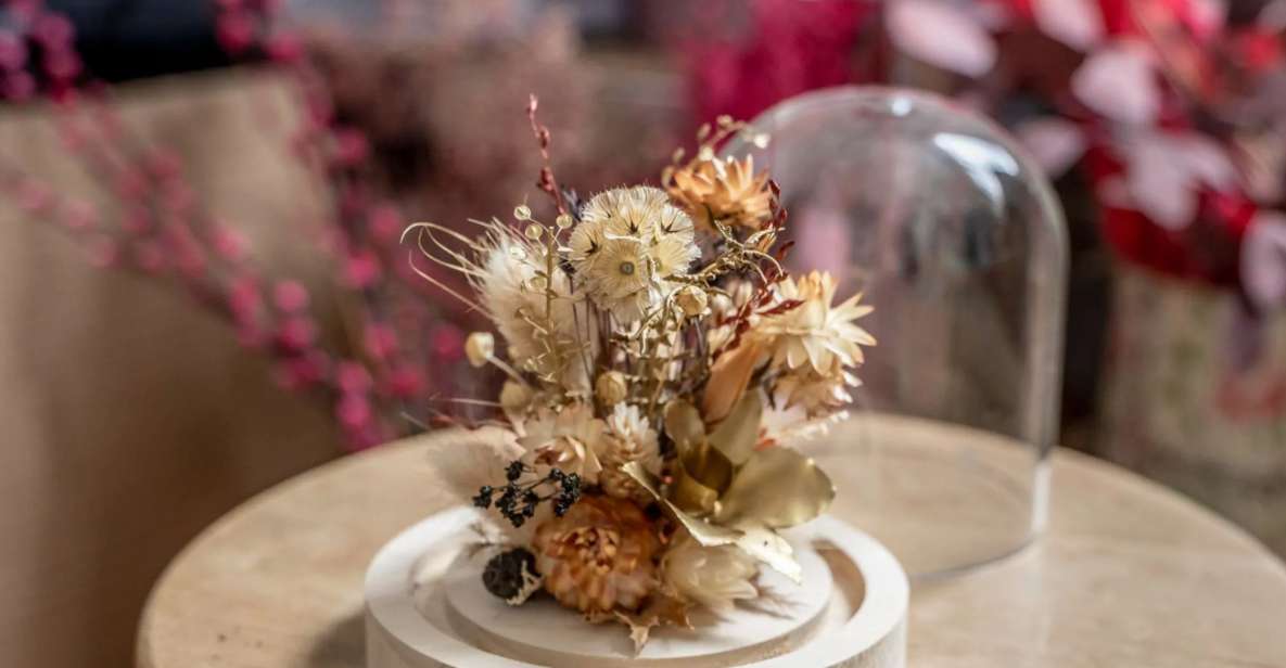 Create Dried Flower Bell Jar Workshop in Paris - Inclusions