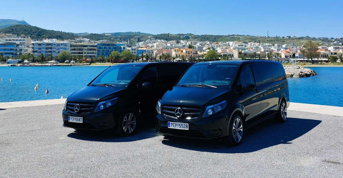 Crete Private Minivan Services From Heraklion Airport/Port - Fleet Information
