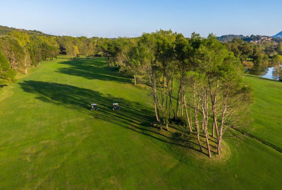 Ermones: Countryside Golf Game With Lunch and Drink - Language Options for Instruction