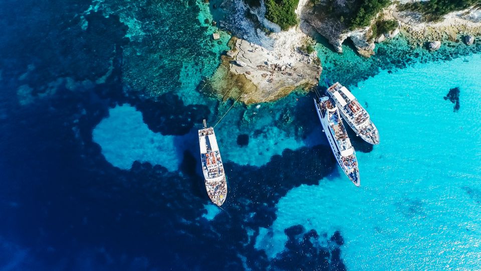 From Corfu: Day Cruise to Paxos, Antipaxos, and Blue Caves - Inclusions