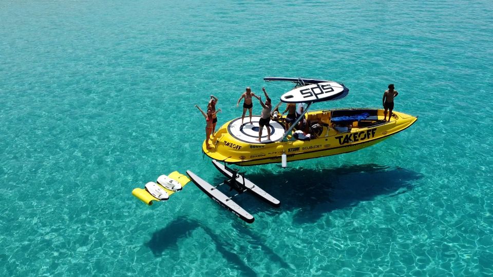 Ibiza: Beach and Cave Boat Tour With Luxury Water Toys - Inclusions and Restrictions
