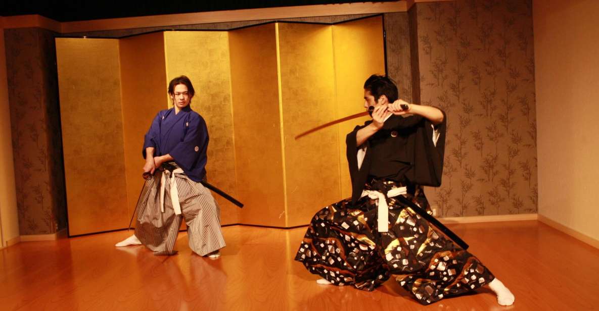 Kyoto: Samurai Kenbu Traditional Sword Dancing Show - Inclusions and Experiences