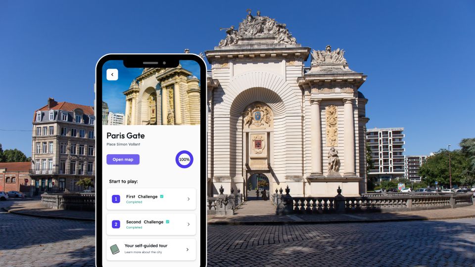 Lille: City Exploration Game and Tour on Your Phone - Explore 8 Iconic Locations