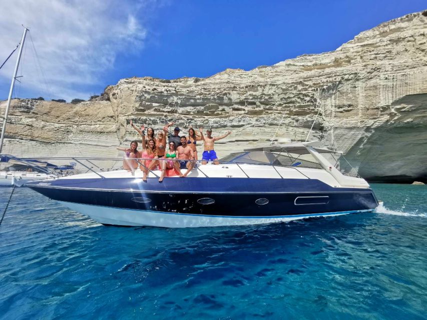 Milos: Private Motor Yacht Cruise to Kleftiko-Sykia - Language Options