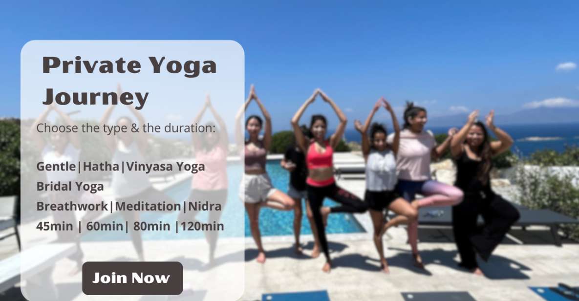 Mykonos: Your Full Private Yoga Journey Awaits! - Variety of Yoga Styles Offered