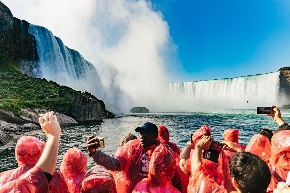 Niagara Falls, Canada: First Boat Cruise & Behind Falls Tour - Tour Experience