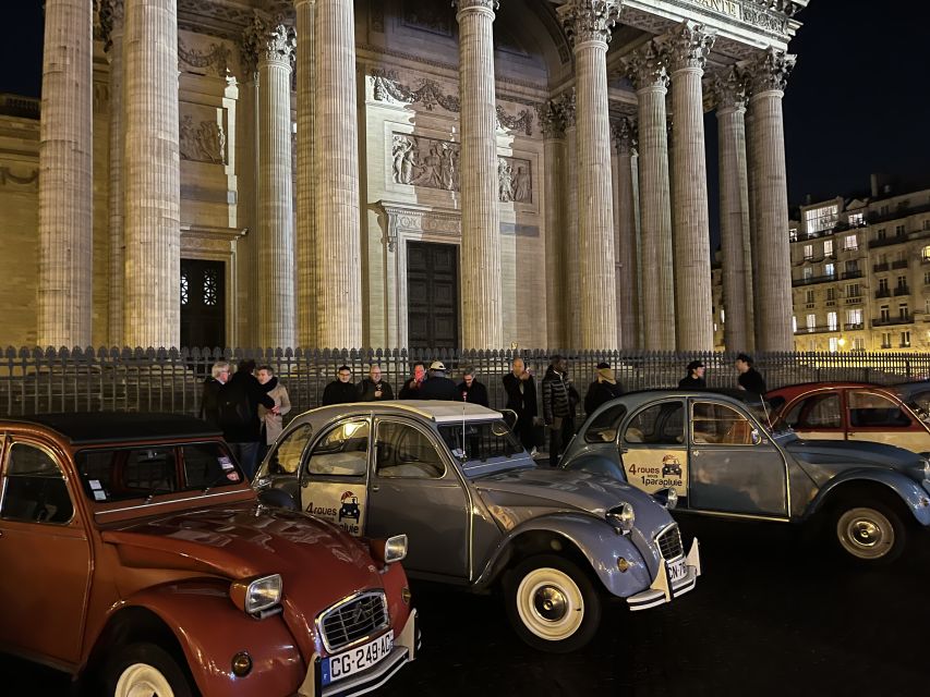 Paris: Private Guided City Tour at Night in Citroën 2CV - Customer Reviews and Ratings