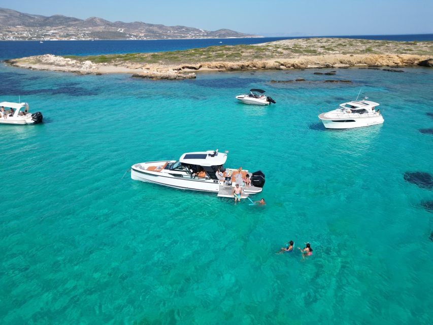 Paros: Private Luxury Boat Day Trip With Snacks and Drinks - Payment and Itinerary Details