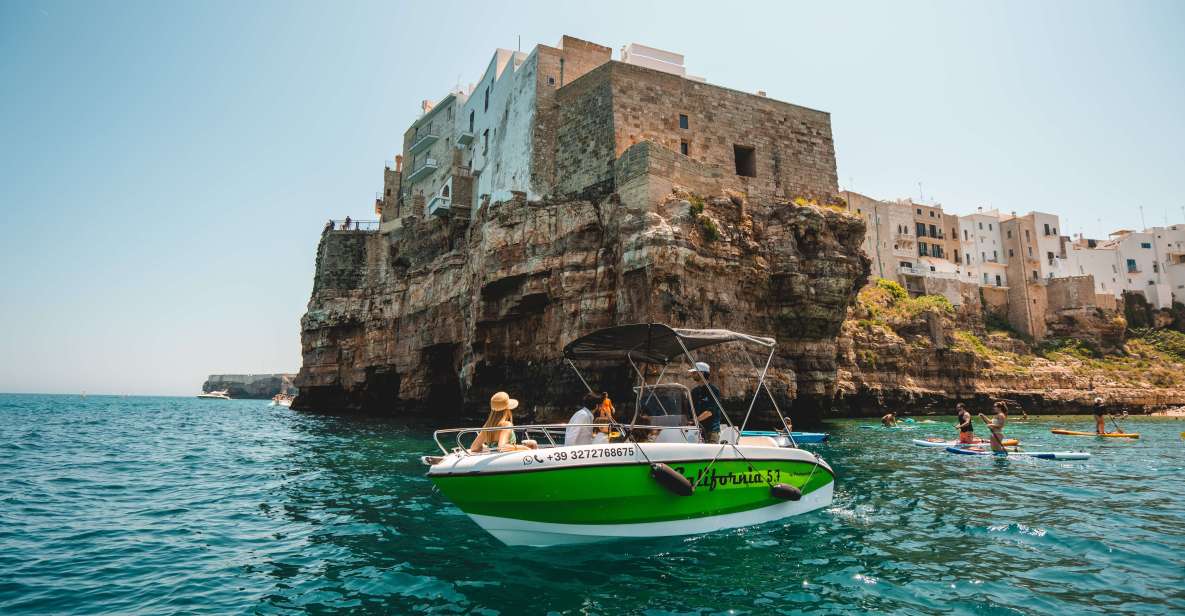 Polignano a Mare: Private Speedboat Cave Trip With Aperitif - Experience Description