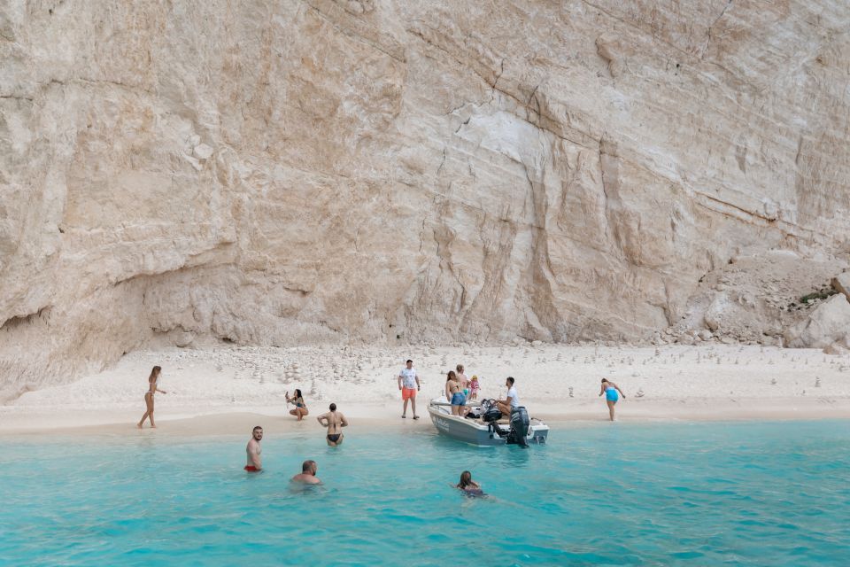 Porto Vromi: Navagio Shipwreck Beach & Blue Caves by Boat - What to Expect Onboard