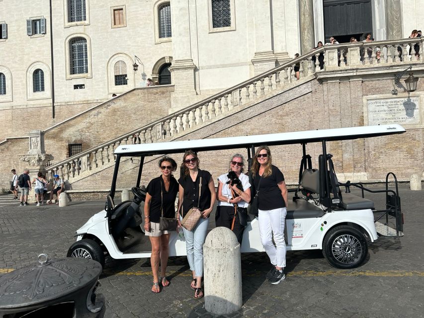 Rome: Hidden Gems and Catacombs Tour by Golf Cart - Ticket Inclusions