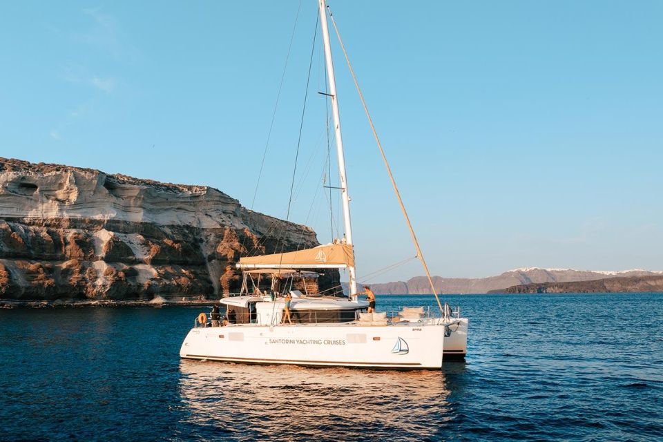 Santorini: Luxury Sunset Cruise, Dinner, Drinks & Transfers - Experience Highlights