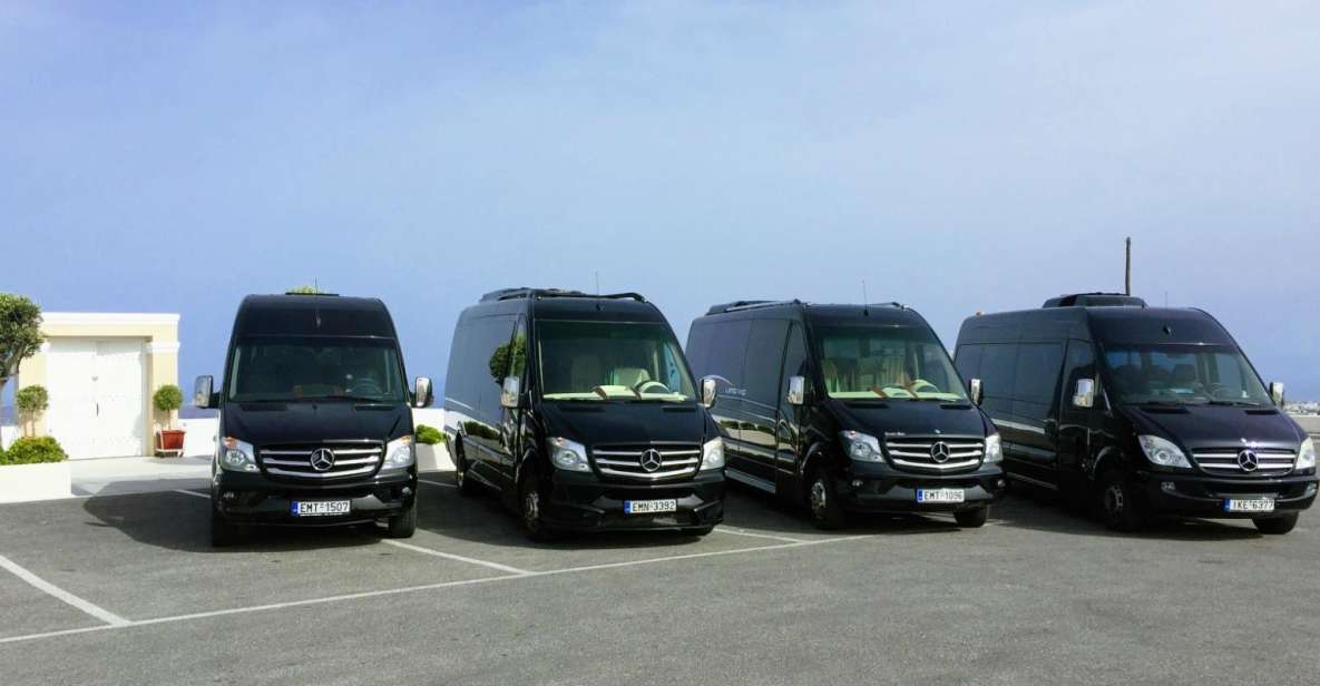 Santorini Private Ride Transfer Services - Booking Information