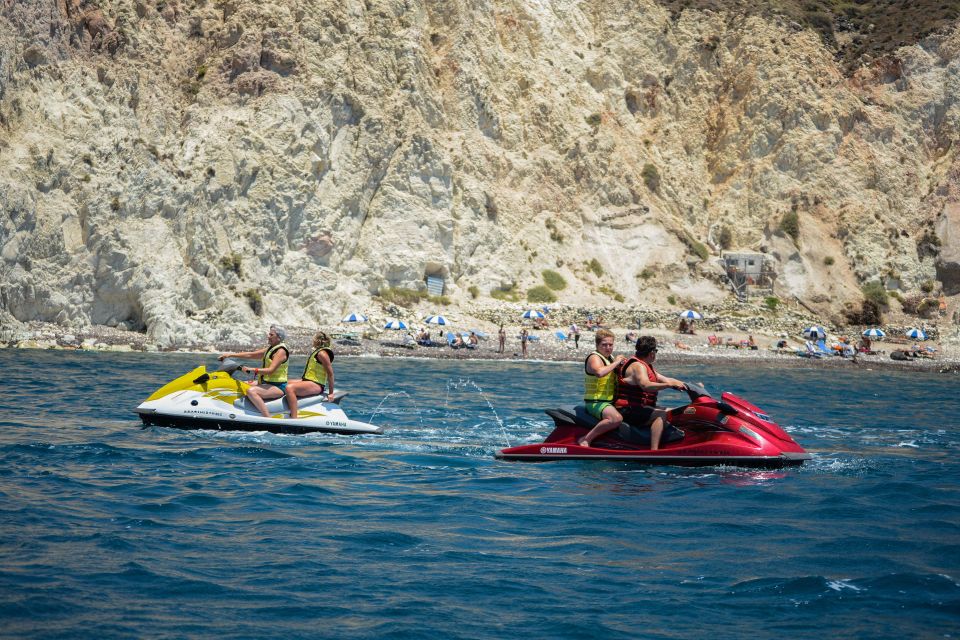 Santorini:Volcanic Beaches Cruise With Jet Ski - Experience Overview