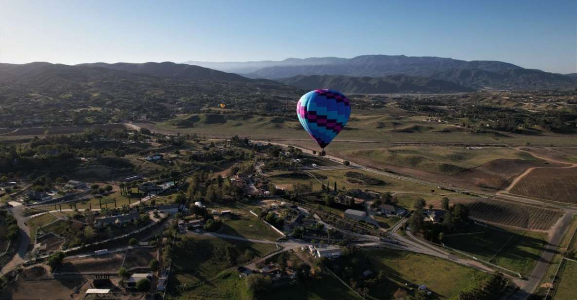 Temecula: Private Hot Air Balloon Ride at Sunrise - Location and Activity Information