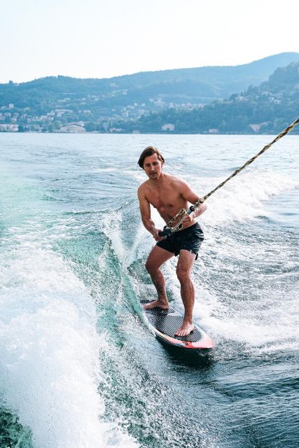 Wakeboard + Wakesurf Experience Private Boat on Lake Como - Highlights