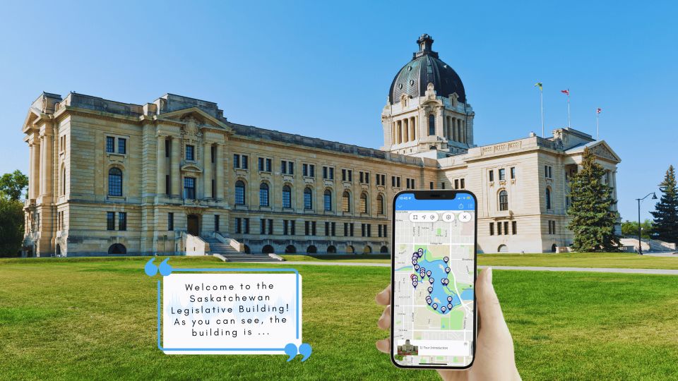 Wascana Lake: Smartphone Audio Guided Walking Tour - Inclusions
