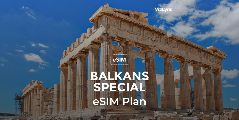 Balkans Region Travel Esim | High Speed Mobile Data Plan - Data Limit Options and Benefits