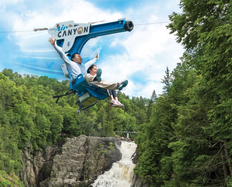 Canyon Sainte-Anne: AirCANYON Ride and Park Entry - Inclusions