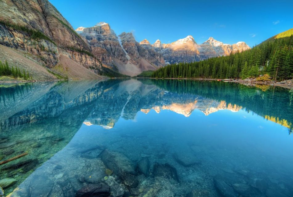 From Canmore/Banff: Sunrise at Moraine Lake - Guided Shuttle - Activity Description