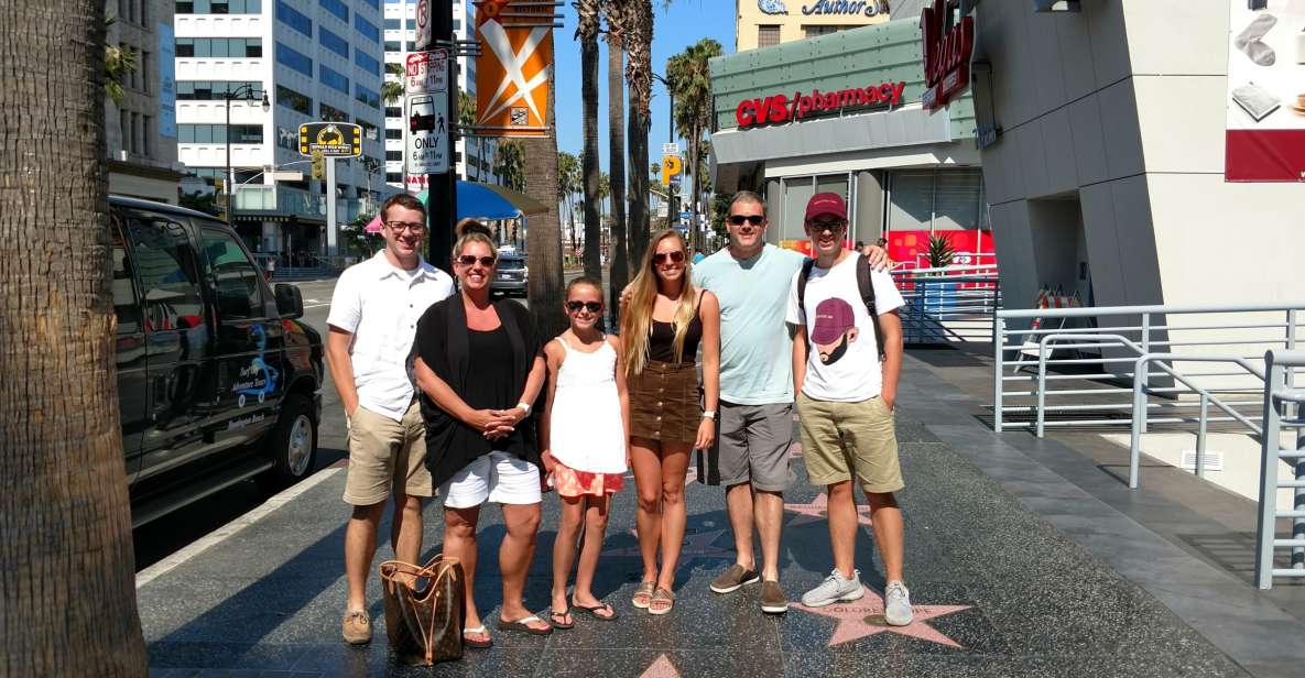 From Orange County: Hollywood and Beverly Hills Van Tour - Booking Information
