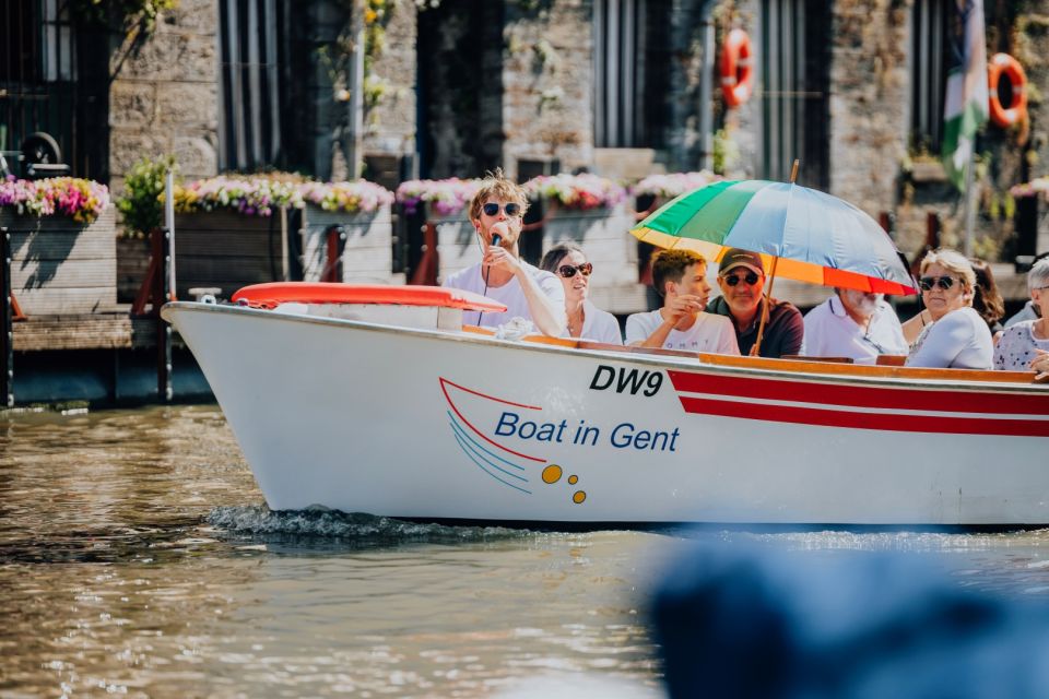 Ghent: 50-Minute Medieval Center Guided Boat Trip - Glide Through Ancient Port