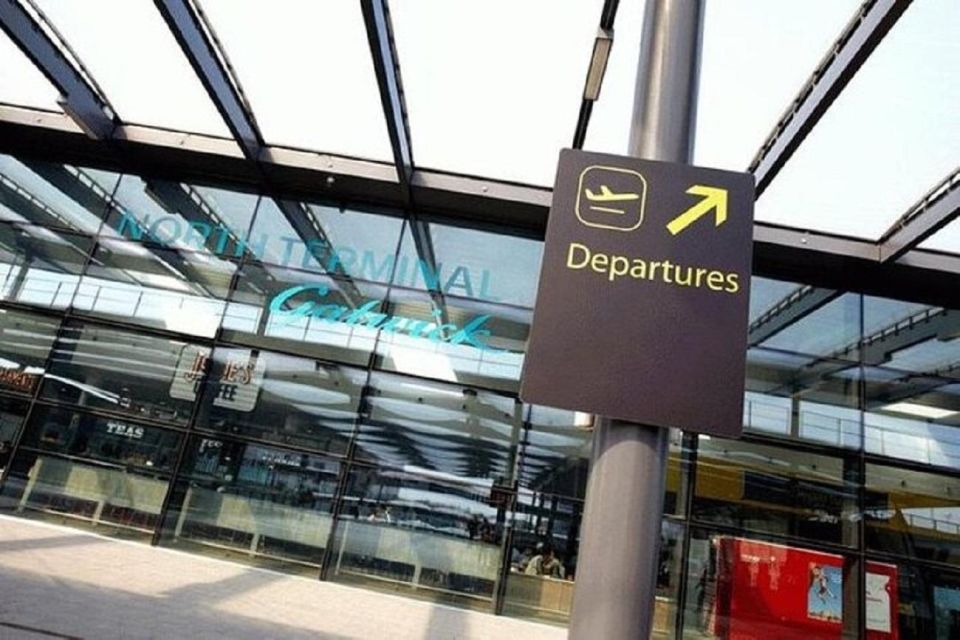 Heathrow Airport – Gatwick Airport or Vv 1-2 Pax - Additional Information