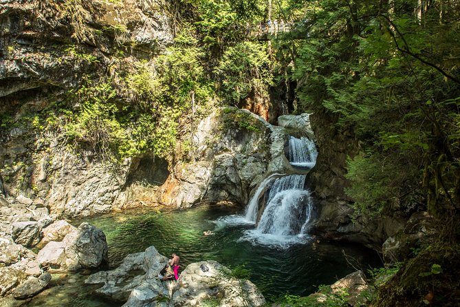 Mesmerizing Nature Walk in Lynn Canyon Park - Serene Moments by the Waterfall