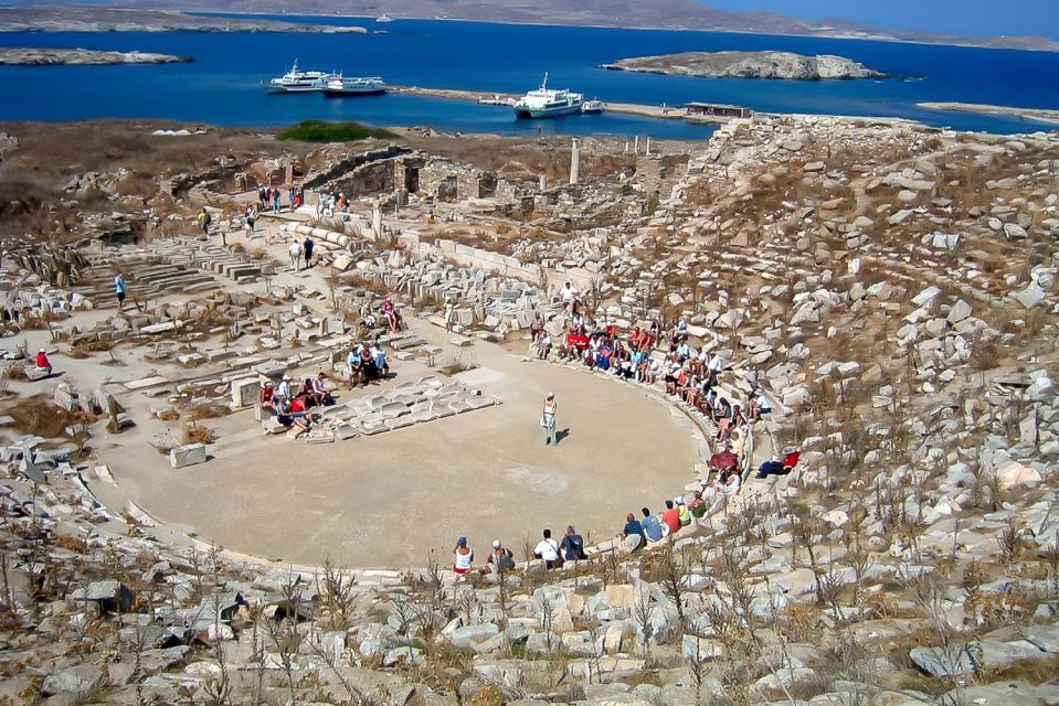 Mykonos: Rhenia Cruise and Delos Guided Tour With Transfers - Inclusions