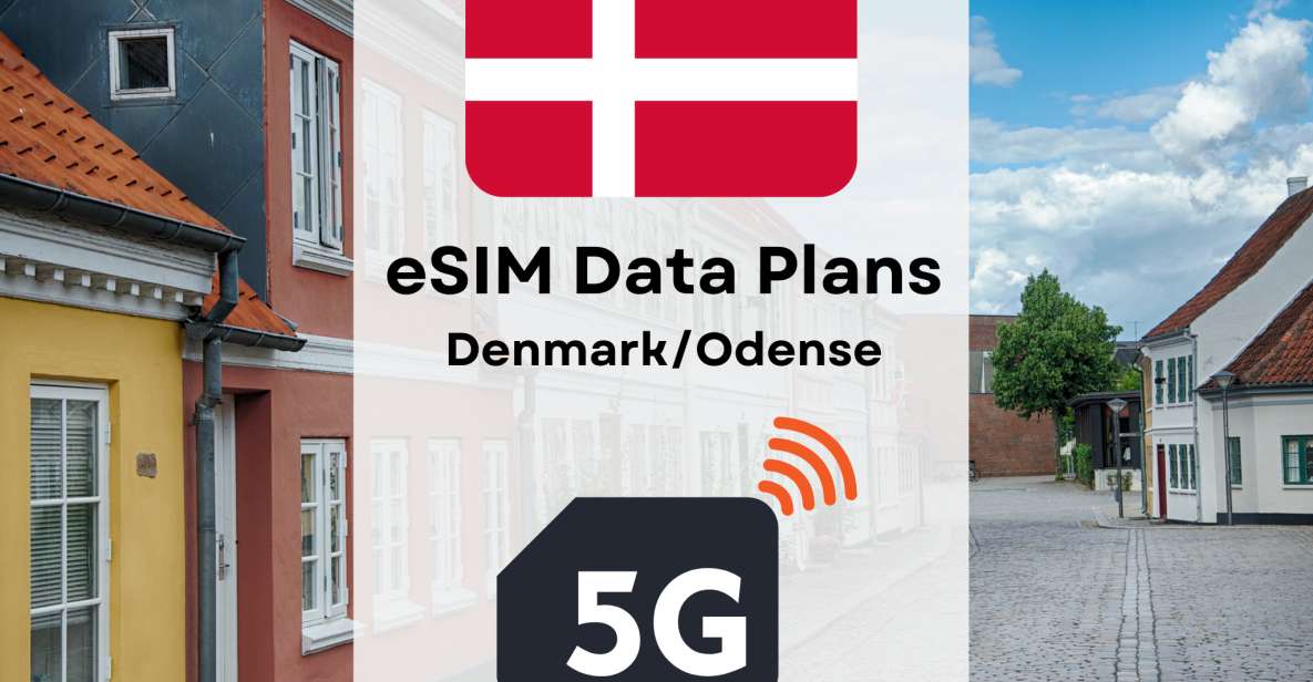 Odense: Esim Internet Data Plan for Denmark 4g/5g - Secure and Reliable Connection