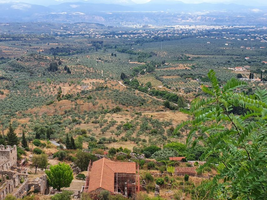 One Day Private Tour to Glory of Ancient Sparta and Mystras - Starting Location and Main Stops