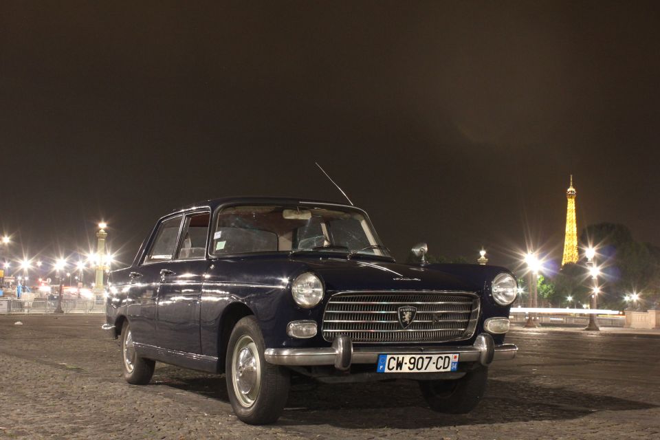 Paris: 1-Hour Tour in a Vintage Car - Inclusions