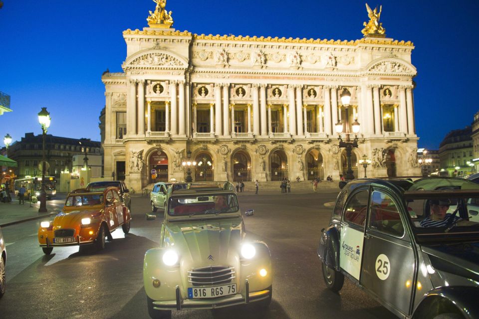 Paris: Private Guided City Tour at Night in Citroën 2CV - Common questions