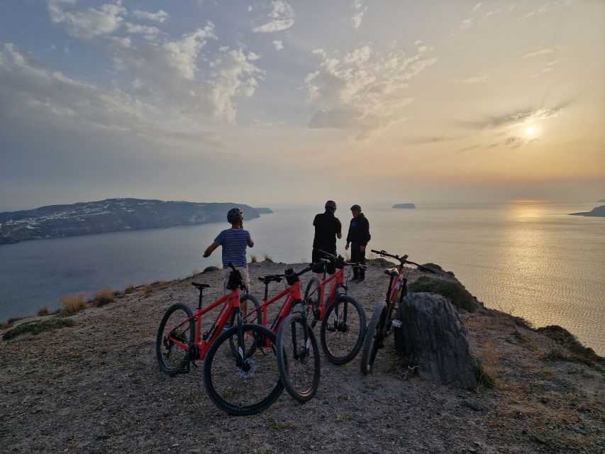 Santorini: E-Bike Sunset Tour Experience - Optional Drop-off Locations