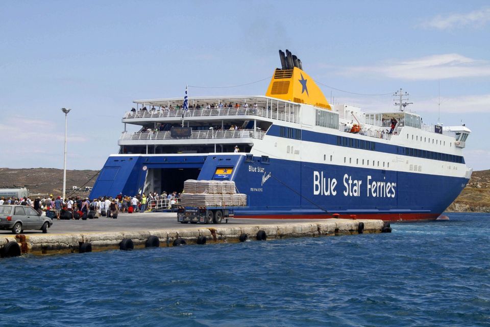 Santorini: Ferry Ticket to Paros or Naxos With Hotel Pickup - Fast Ferry Vs. Relaxing Boat Trip