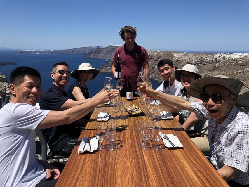 Santorini: Wine Tasting Tour With 12 Tastings and Snacks - Pickup and Drop-off Locations