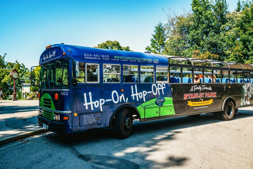 Vancouver: 15 or 48-Hour Hop-On Hop-Off Sightseeing Bus Pass - Audio Guide Details