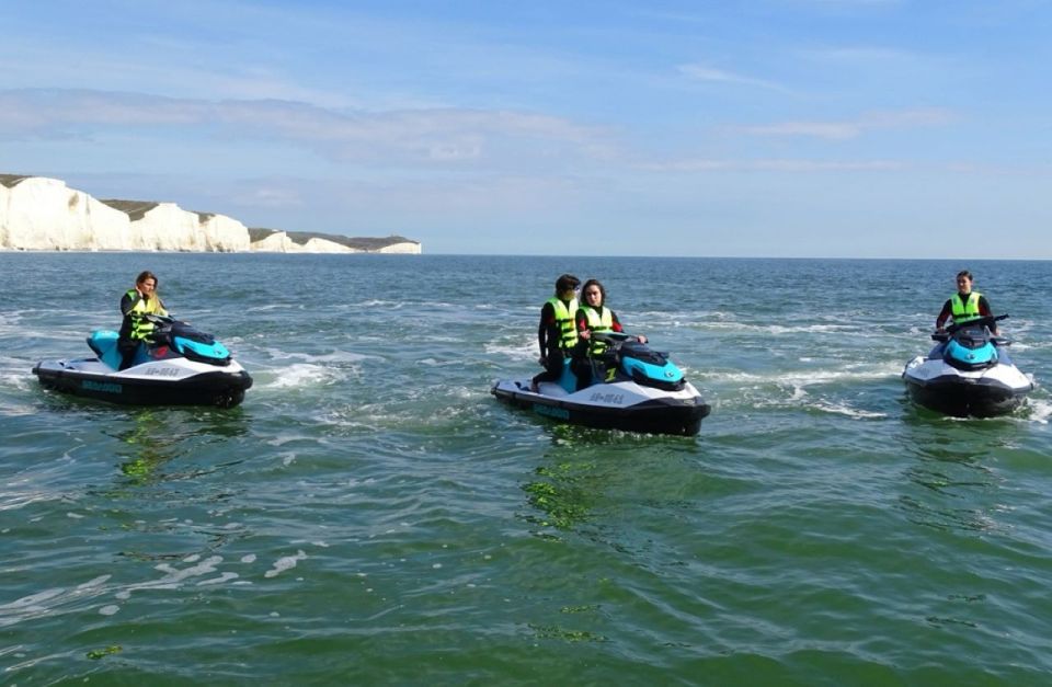 Brighton: Seven Sisters Jet Ski Guided Coastline Safari - Inclusions: Wetsuit and Gear Rental