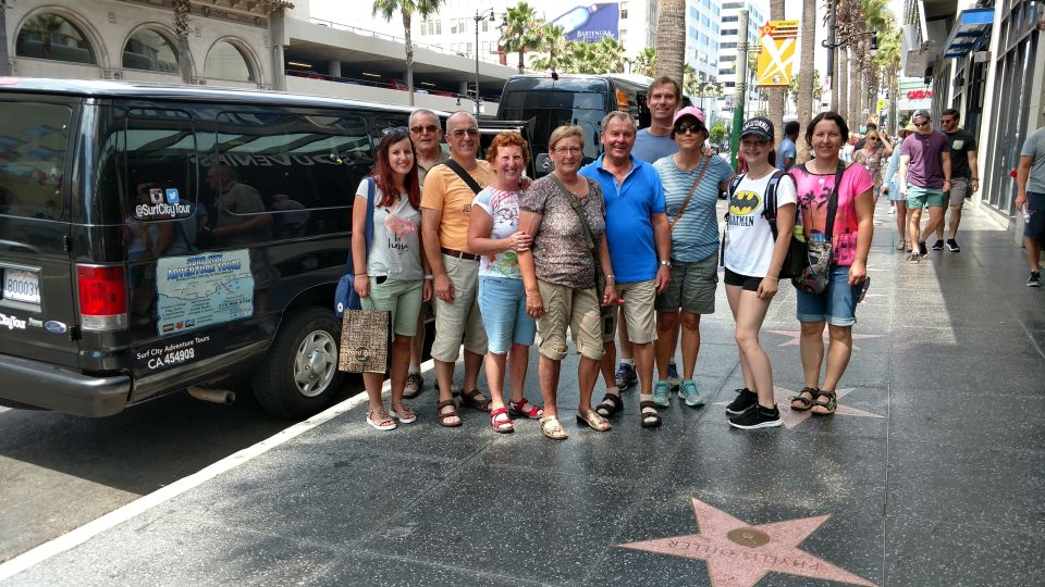 From Orange County: Hollywood and Beverly Hills Van Tour - Itinerary Highlights