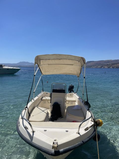 Heraklion: Motorboat Trip - Instructor & Private Group Experience