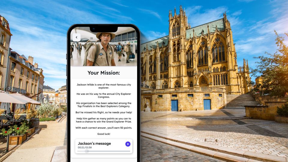 Metz: City Exploration Game and Tour on Your Phone - Booking and Cancellation Policy